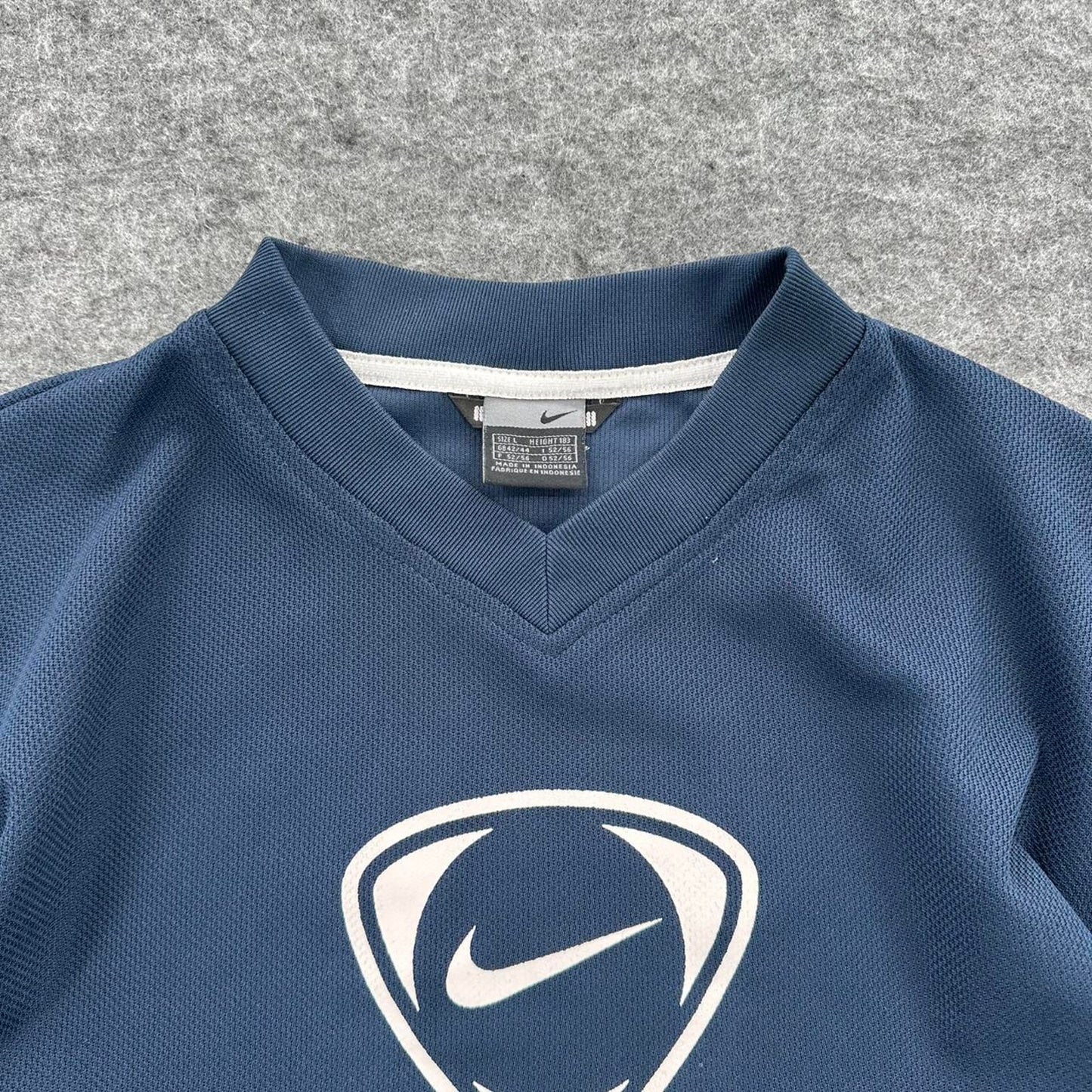 Nike navy blue dri fit jersey