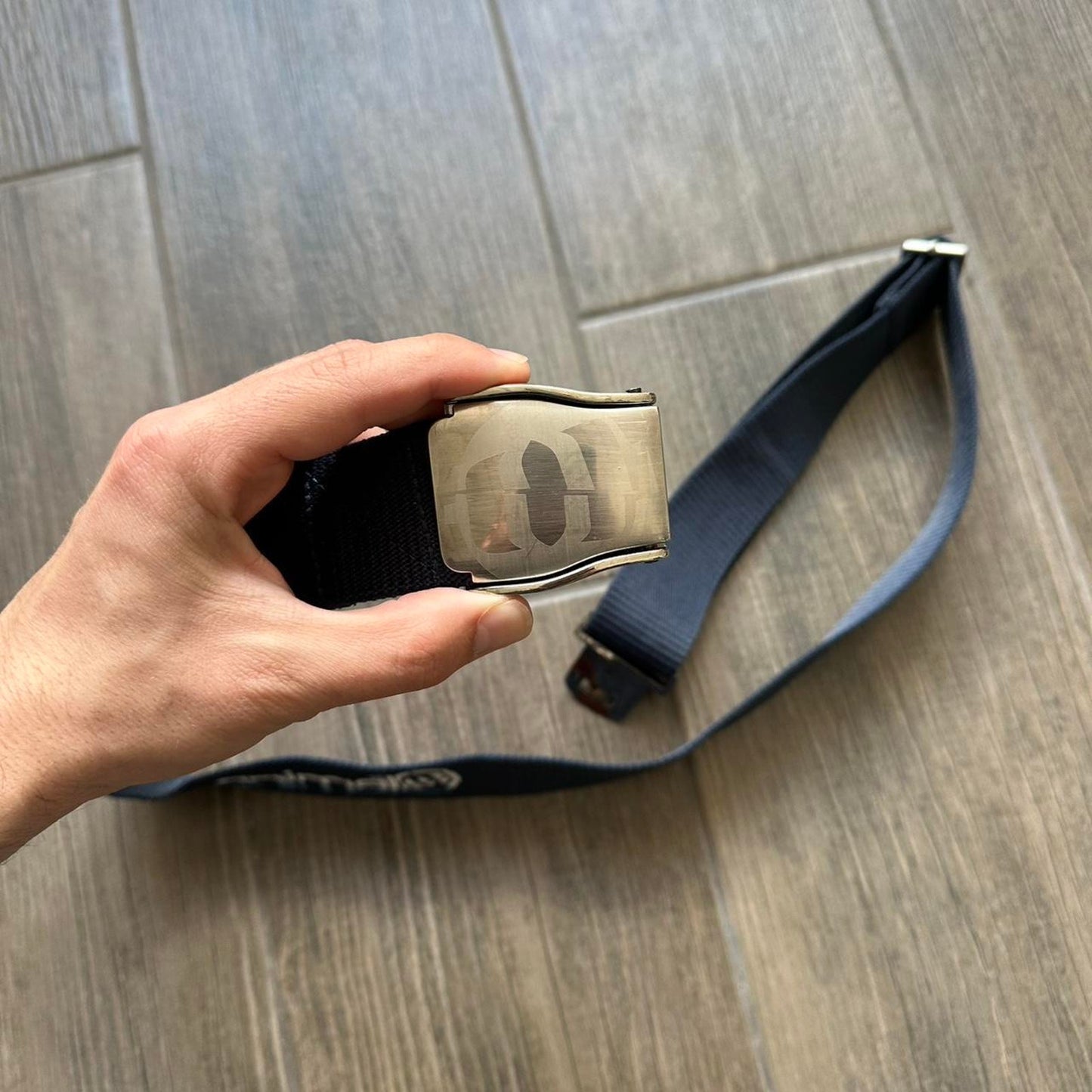 Animal navy blue belt