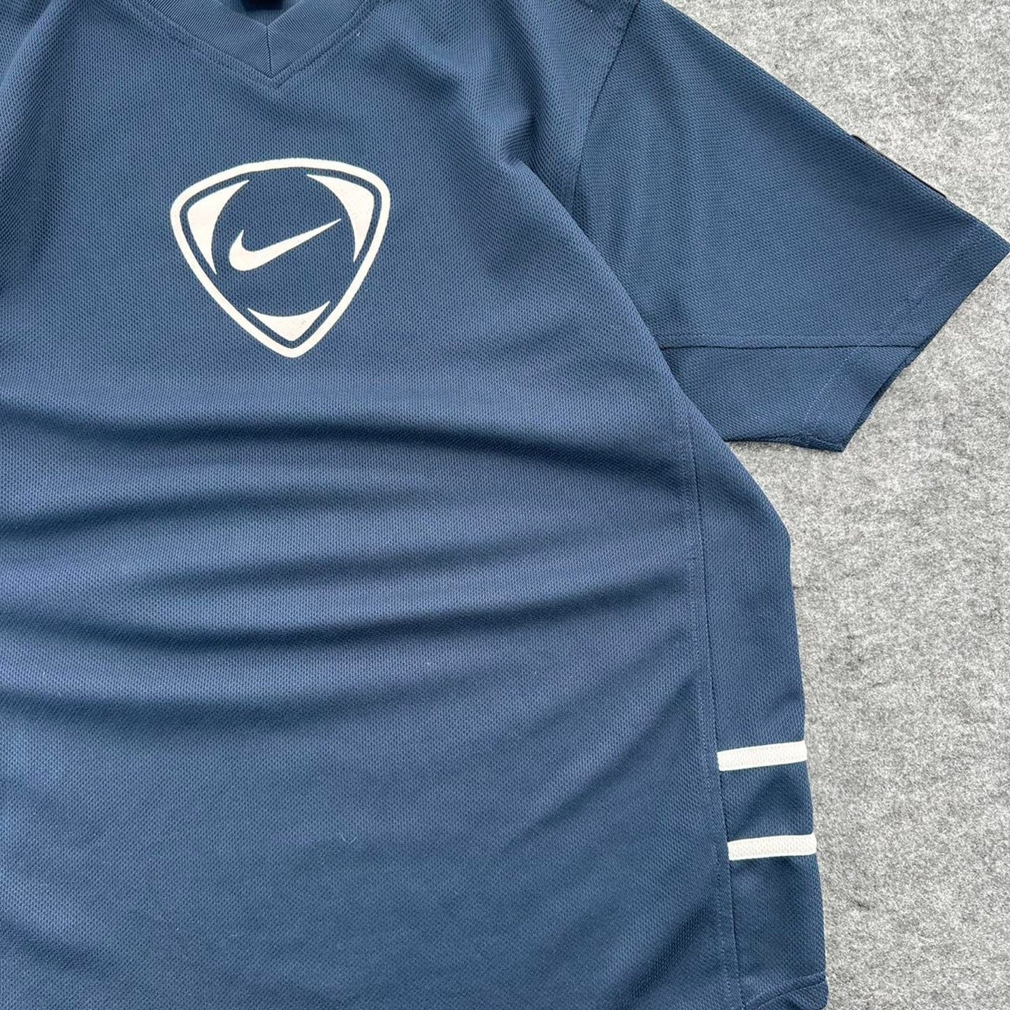 Nike navy blue dri fit jersey
