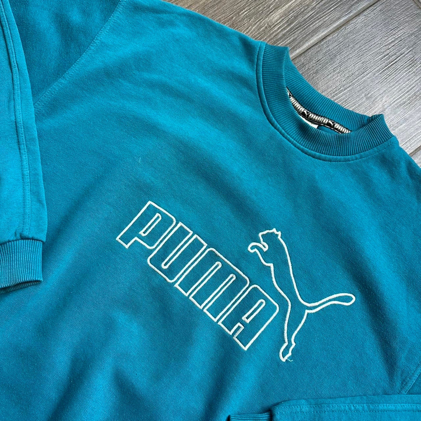 Puma blue crewneck sweatshirt
