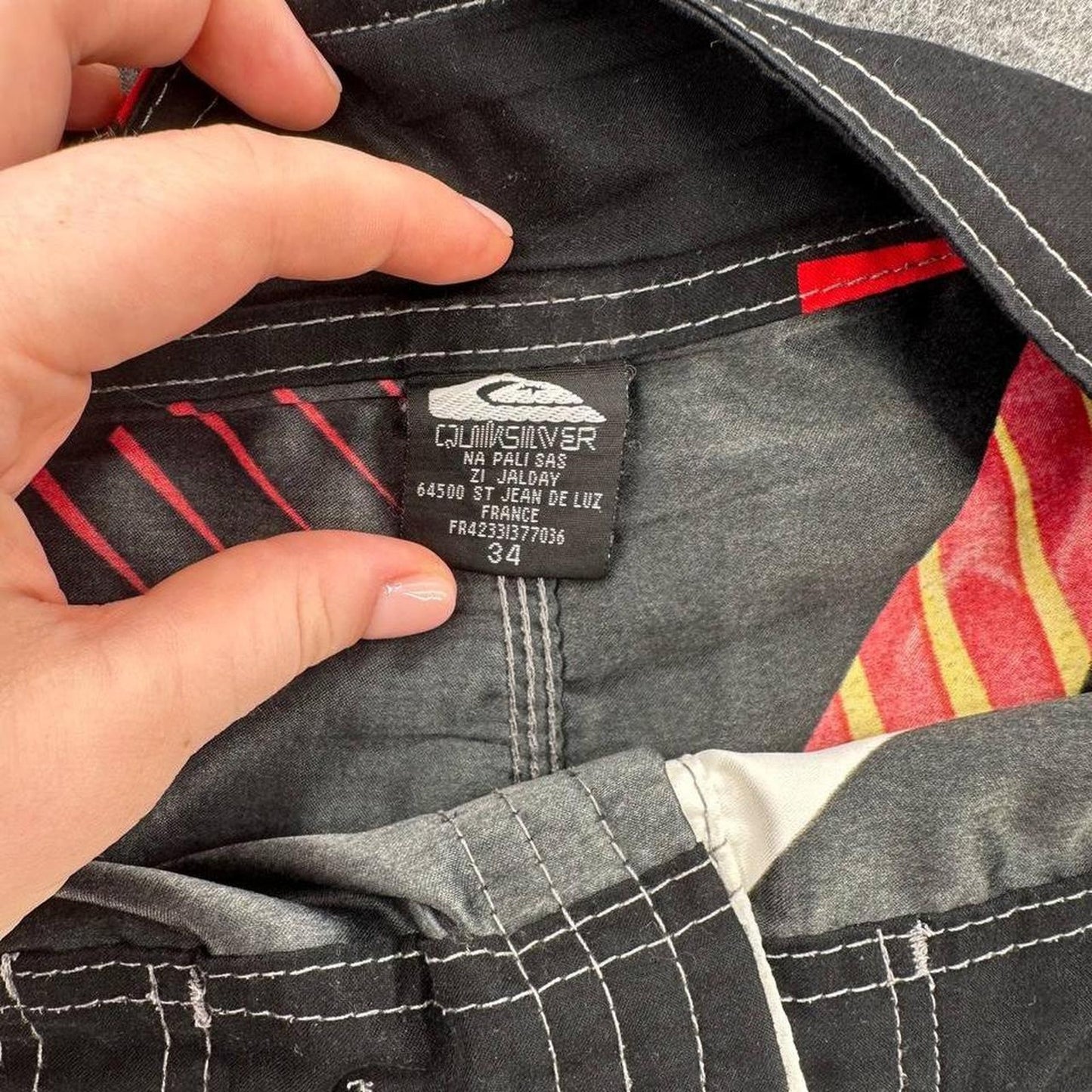 Quiksilver board shorts size