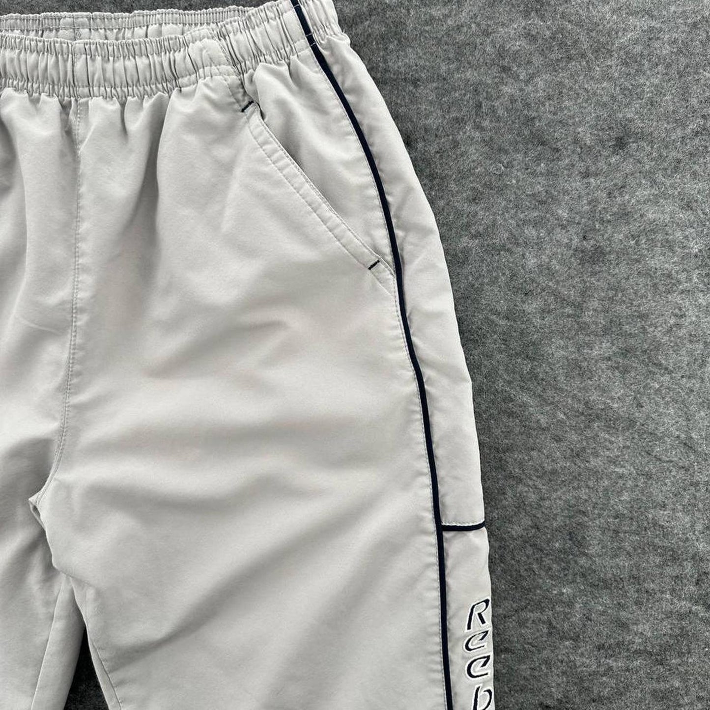 Y2k reebok baggy track shorts