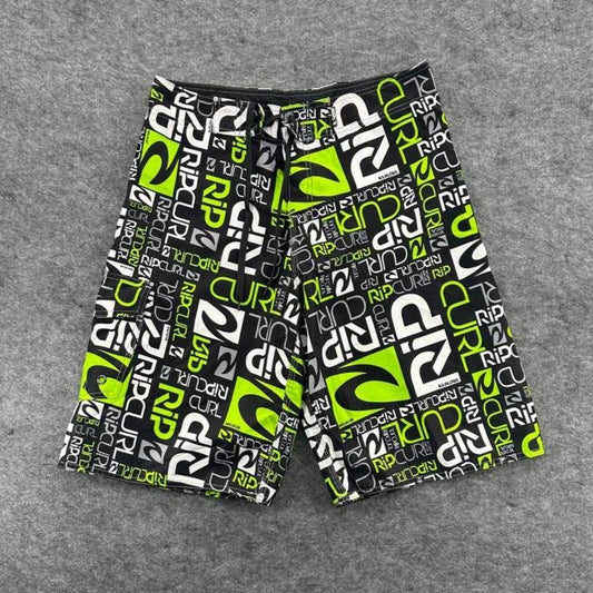 Rip Curl Green & Black Board Shorts