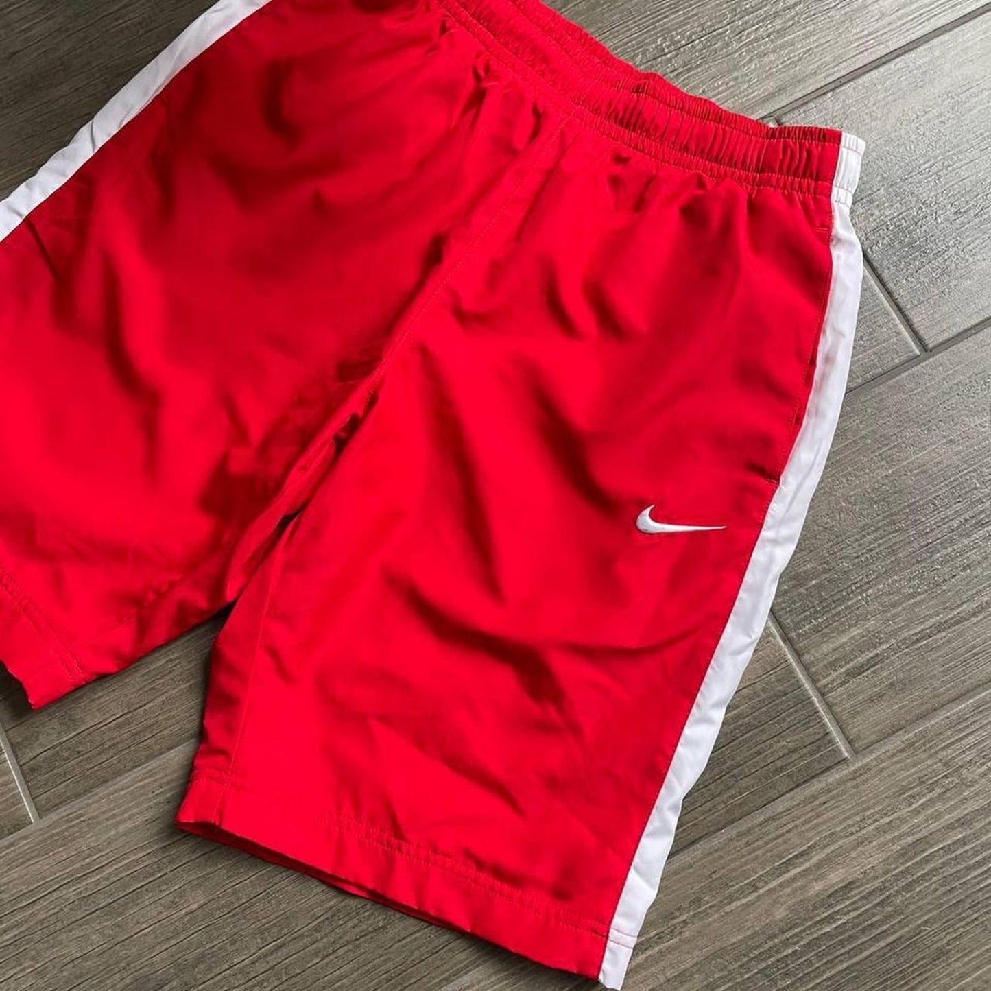Nike red baggy y2k nylon