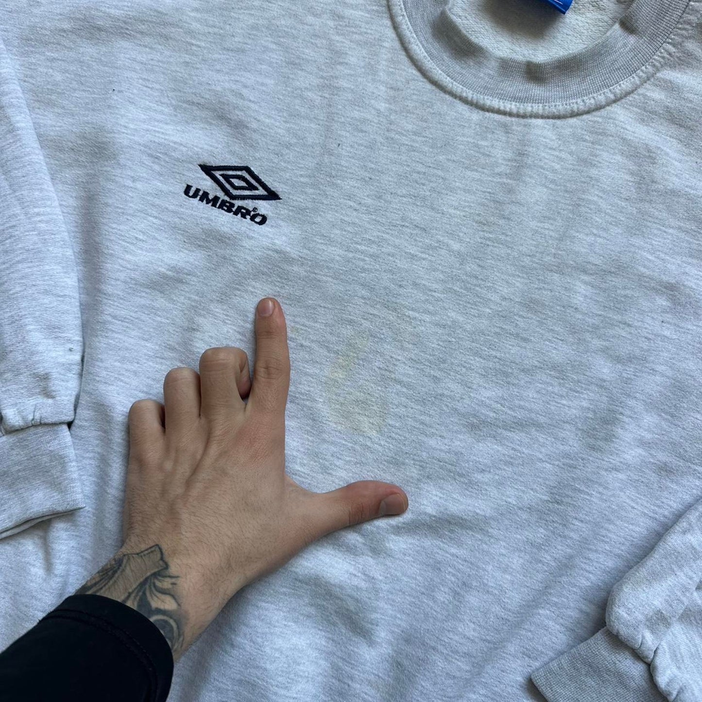 Umbro grey crewneck boxy fit sweatshirt