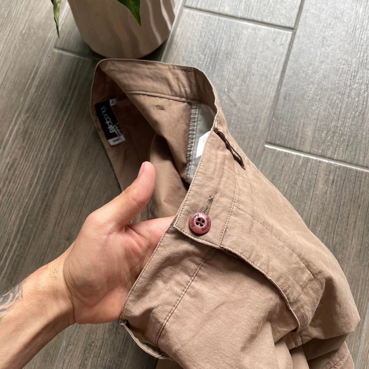 Billabong corduroy y2k cargo shorts