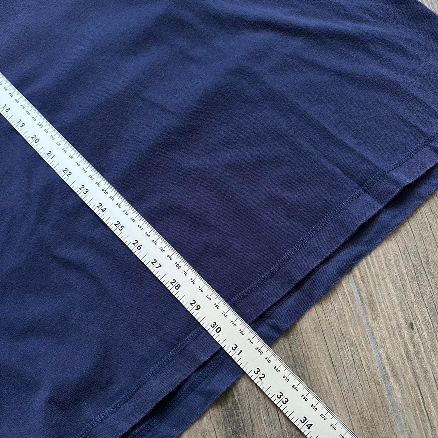 Adidas navy blue t-shirt with yellow and white logo