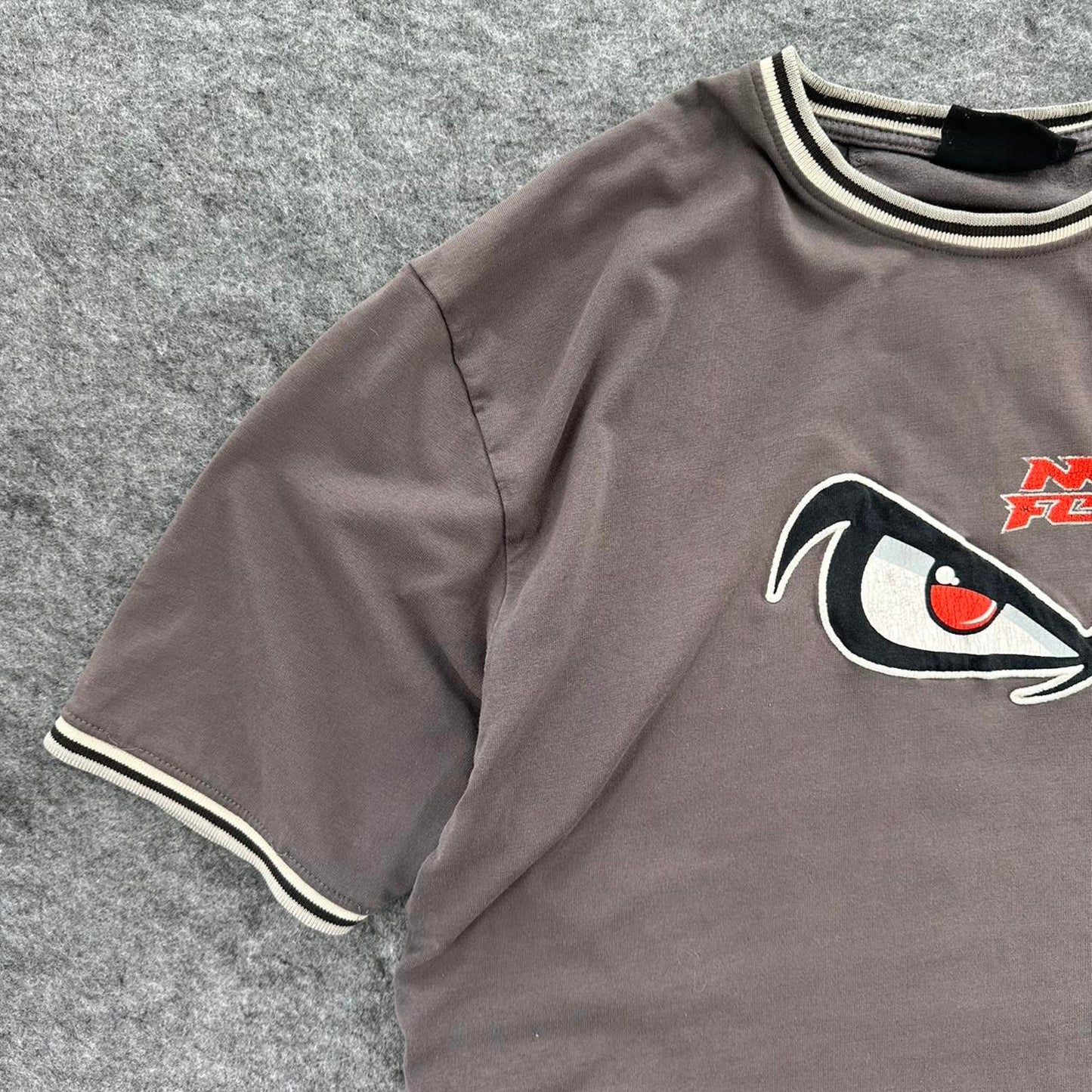 Brown no fear t shirt with