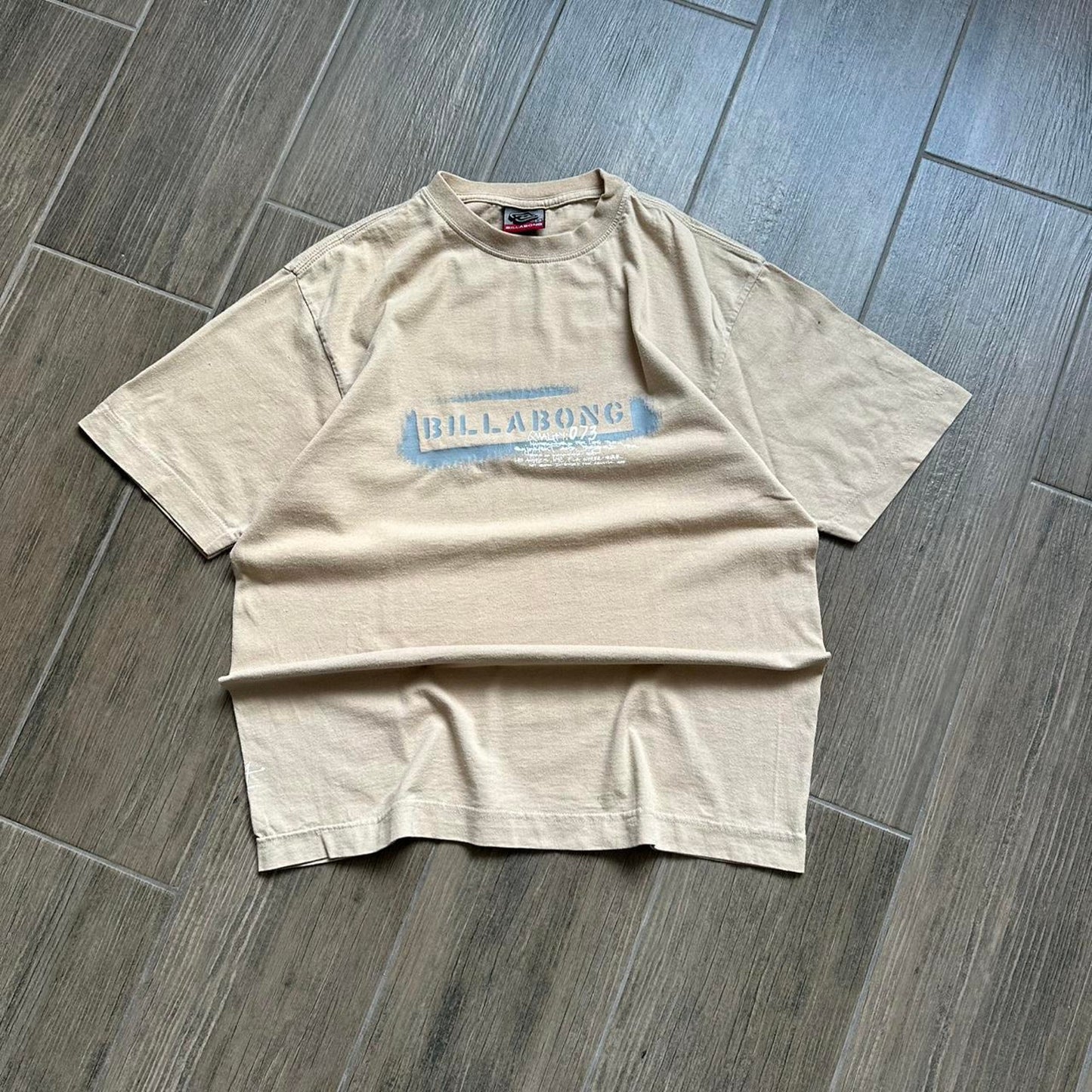 Billabong cream vintage surf tee
