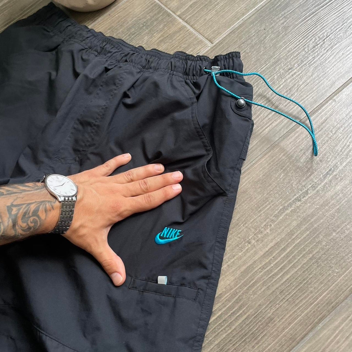 Umbro nylon black vintage shorts