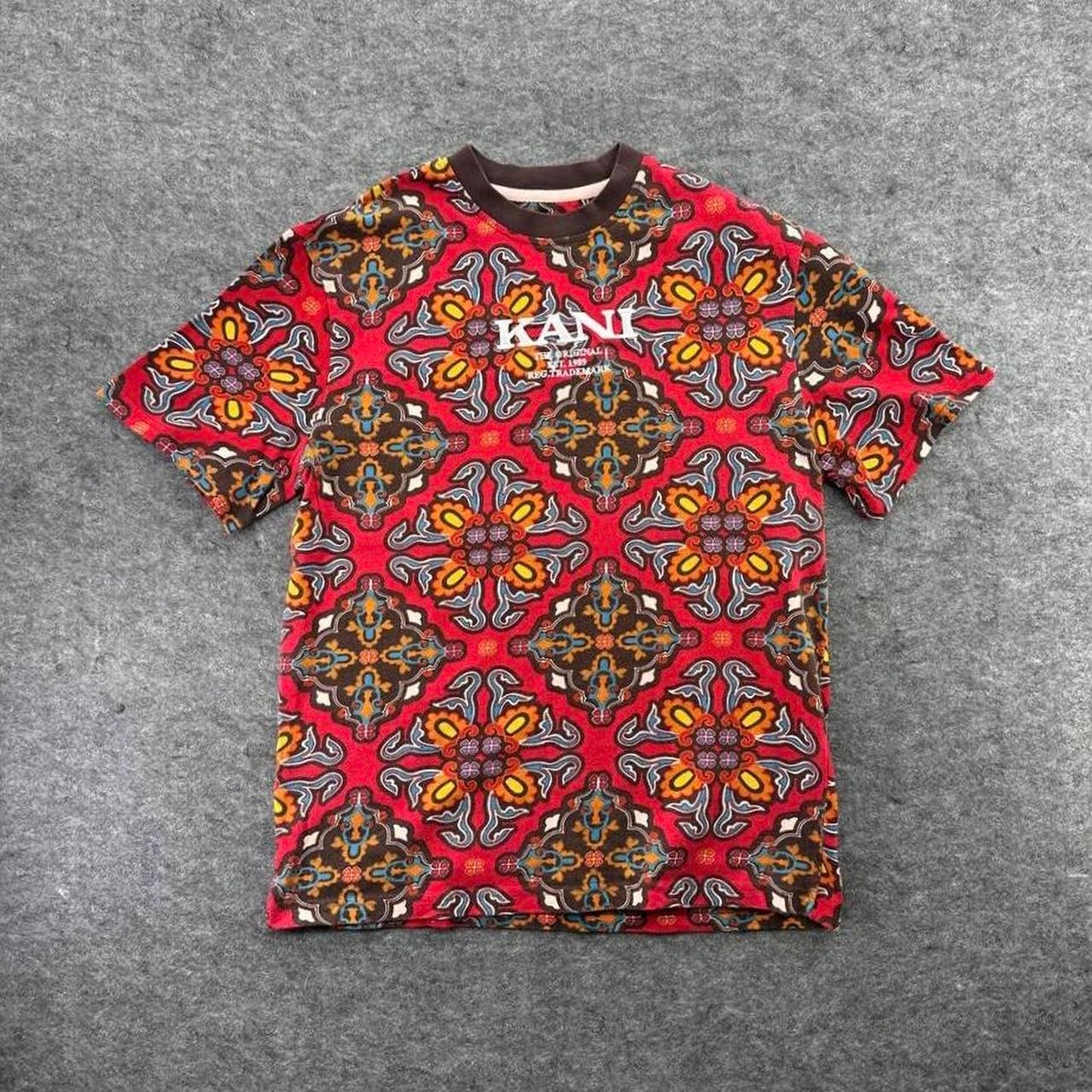Karl kani red orange and