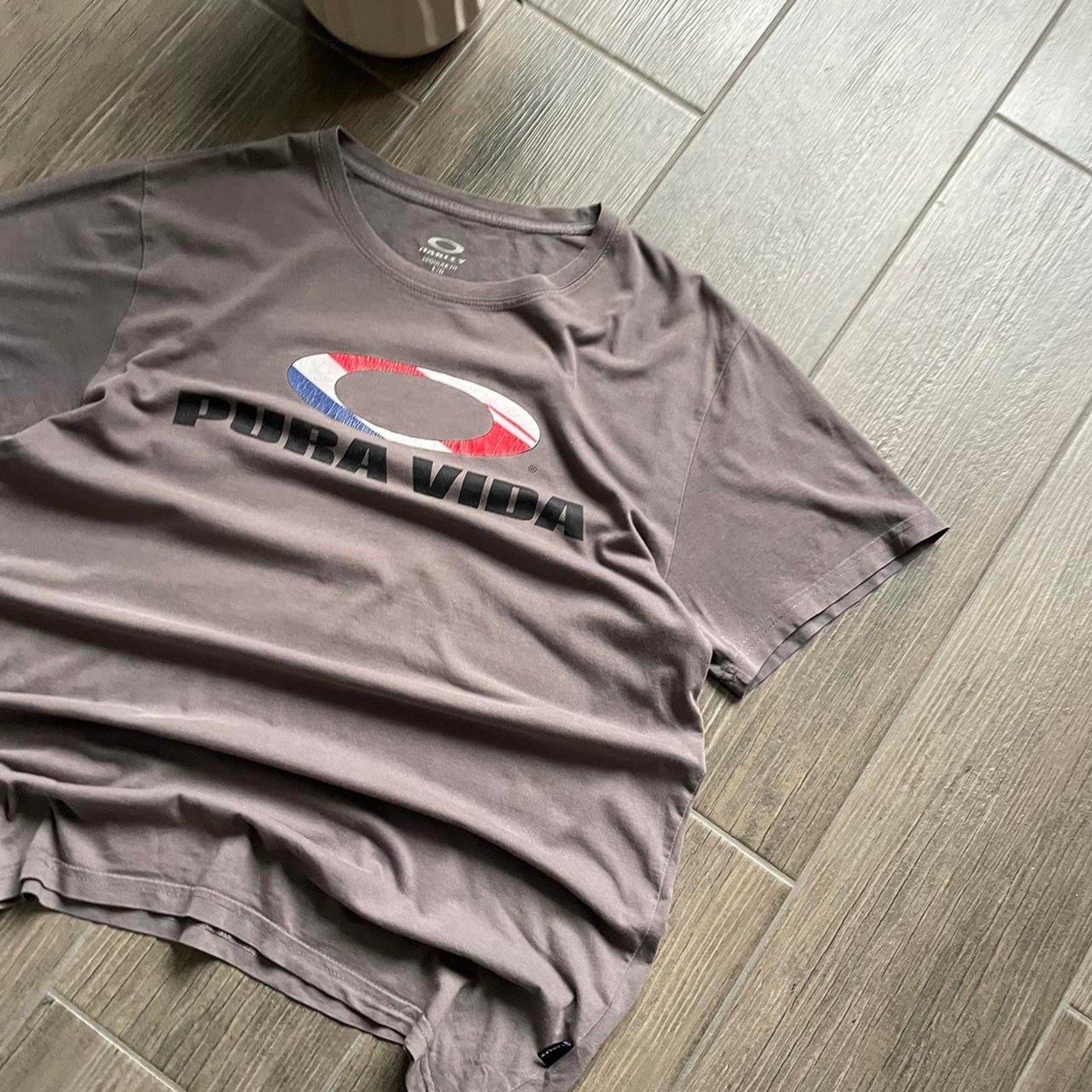 Oakley brown software vintage y2k tee