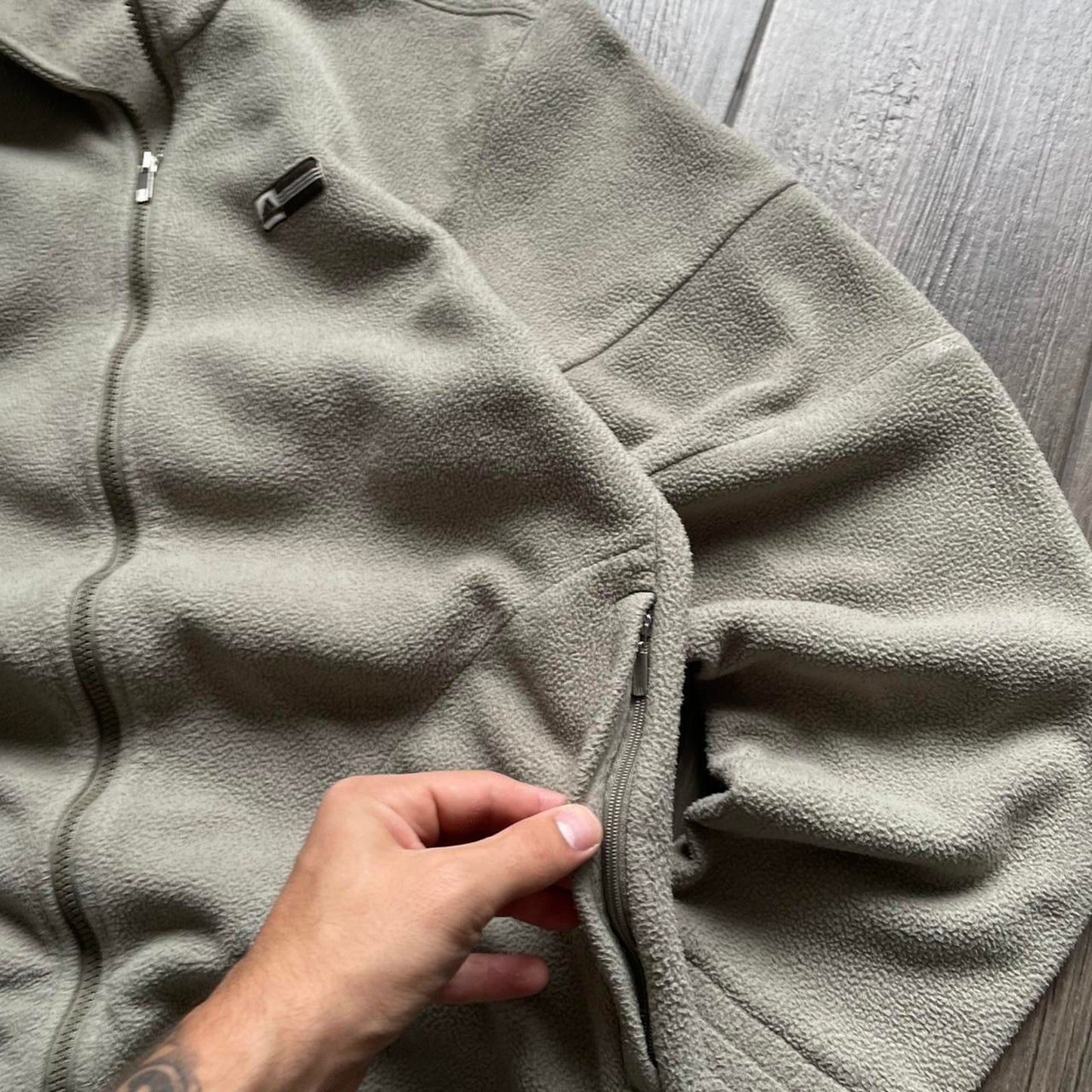 Adidas cream streetwear oversized M gorpcore jumper