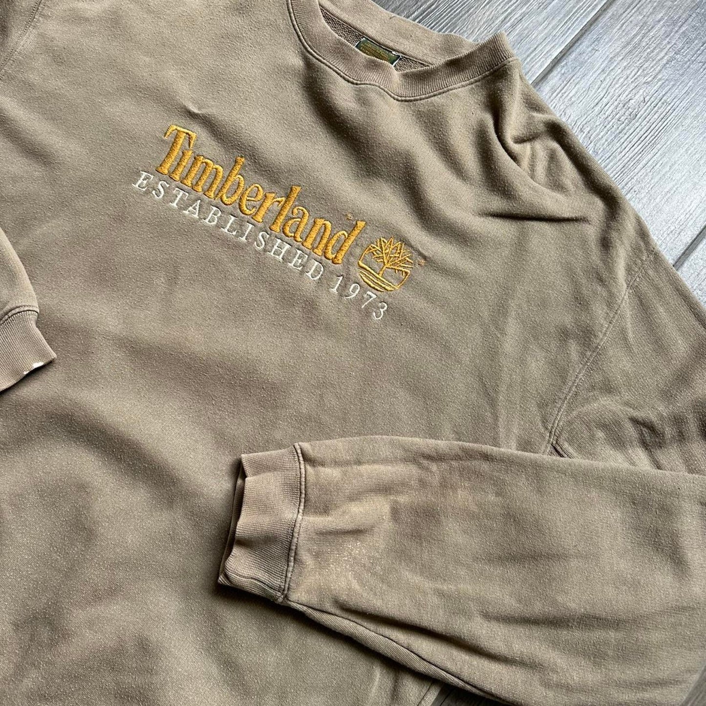 Timberland brown crewneck sweatshirt