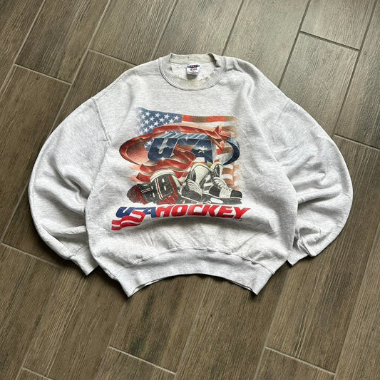 Vintage 90s hockey sweatshirt