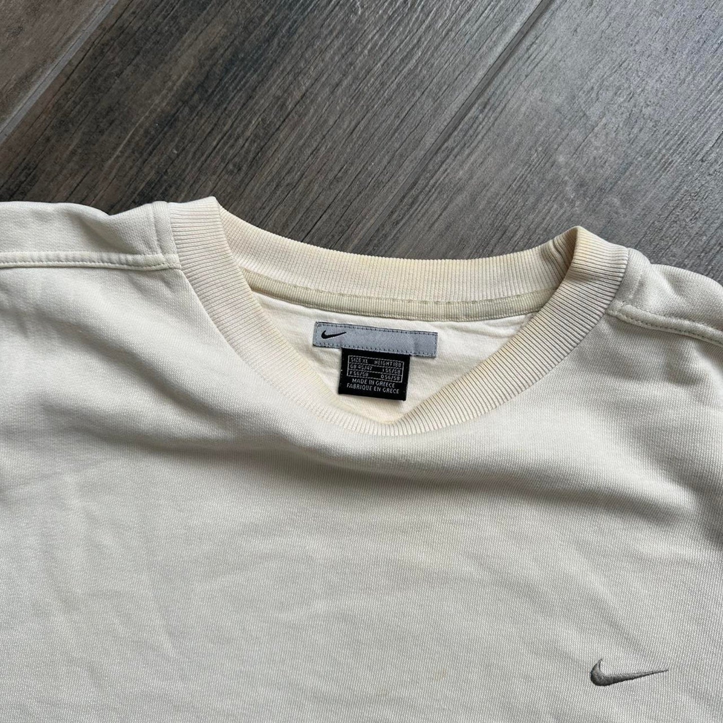 Nike cream y2k baggy vintage