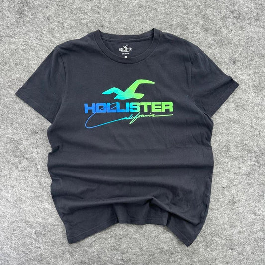 Hollister Co. Black Cotton T-Shirt
