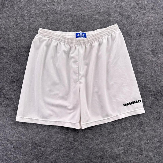 Umbro White Polyester Shorts