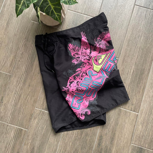 Quiksilver big logo surf y2k shorts