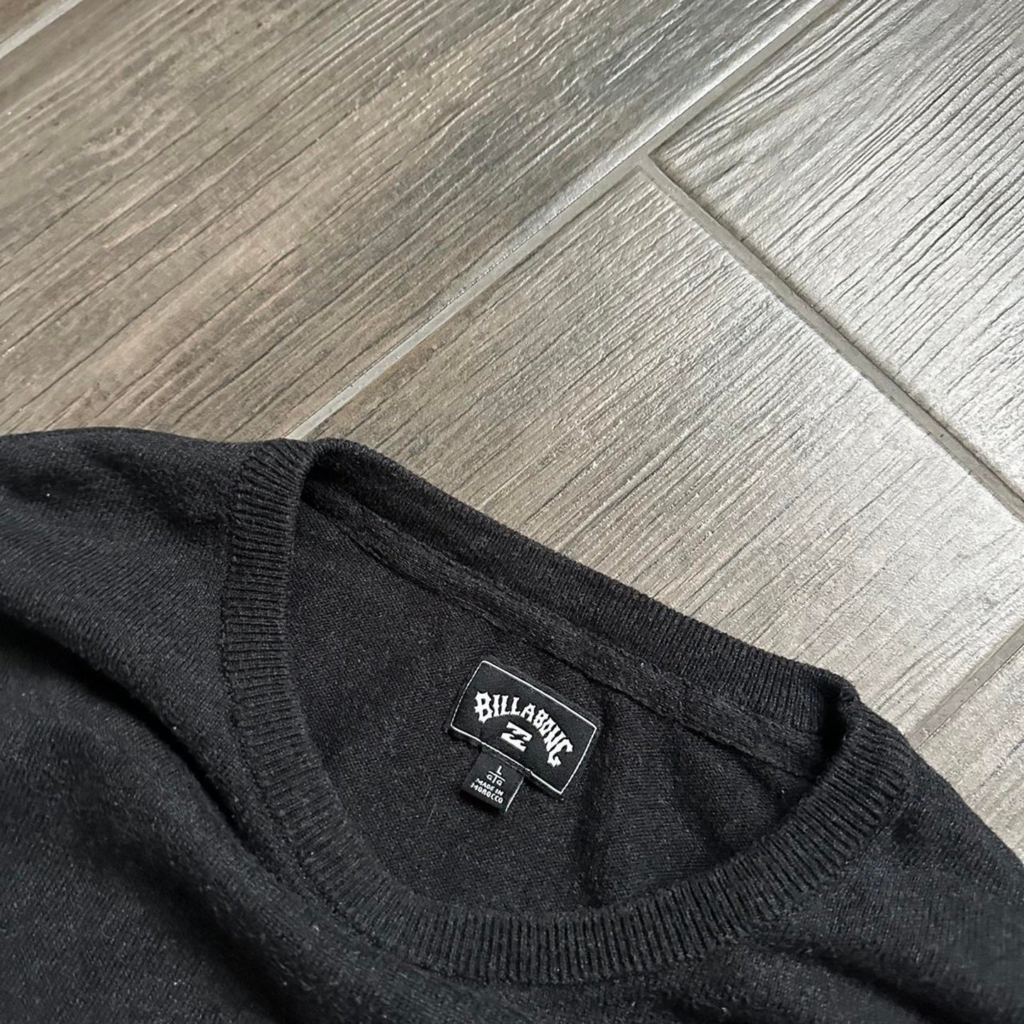 Billabong black knitted surf baggy L sweater