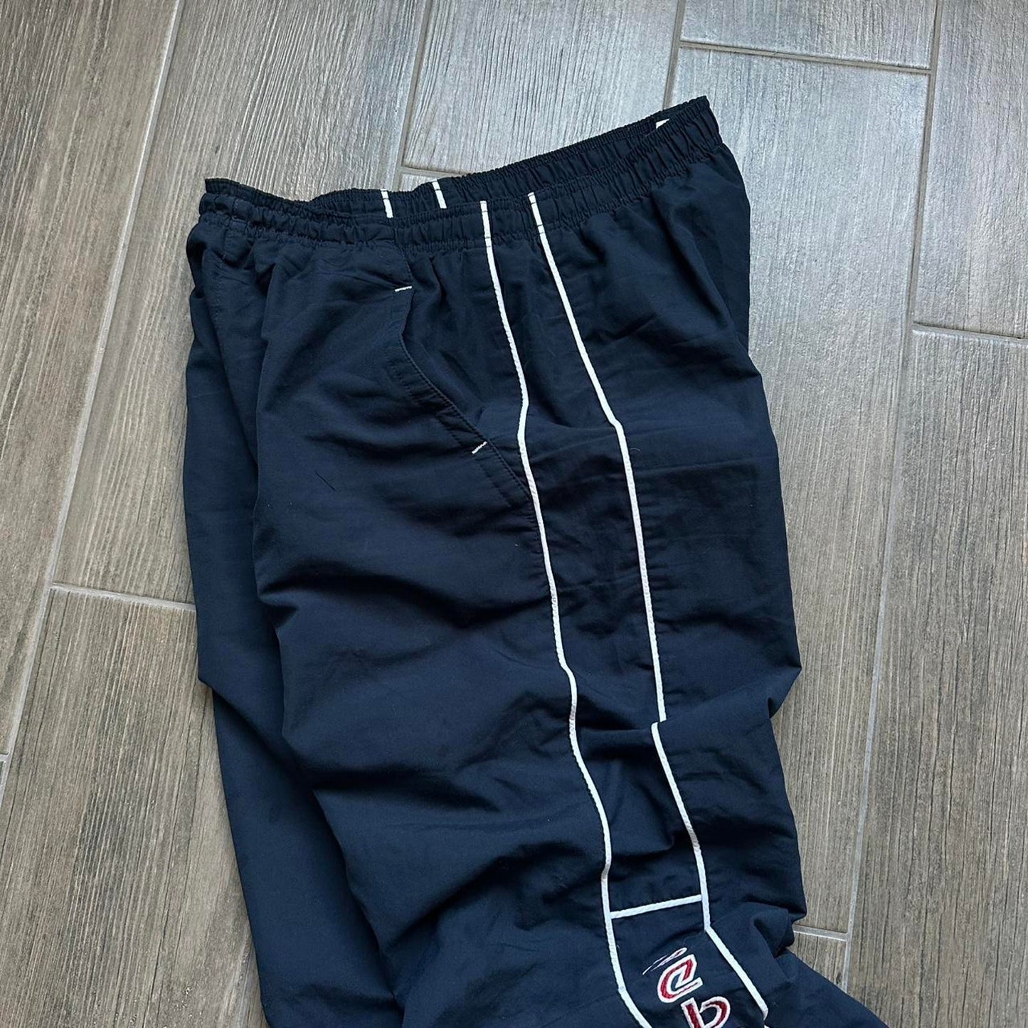 Reebok navy y2k parachute sweatpants