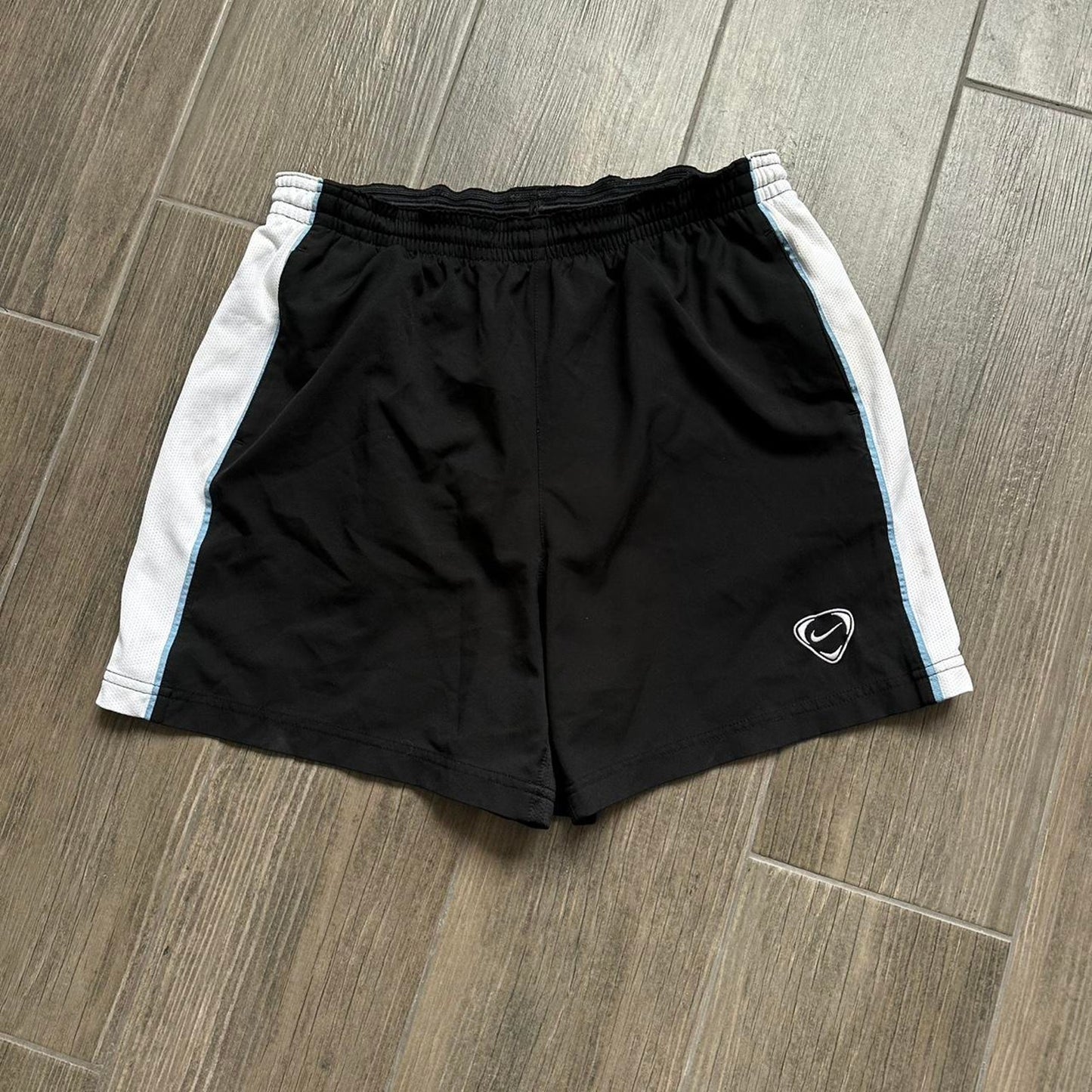 Nike black white shorts