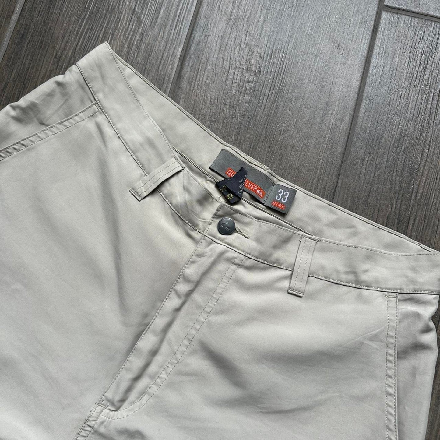 Quiksilver khaki cargo shorts