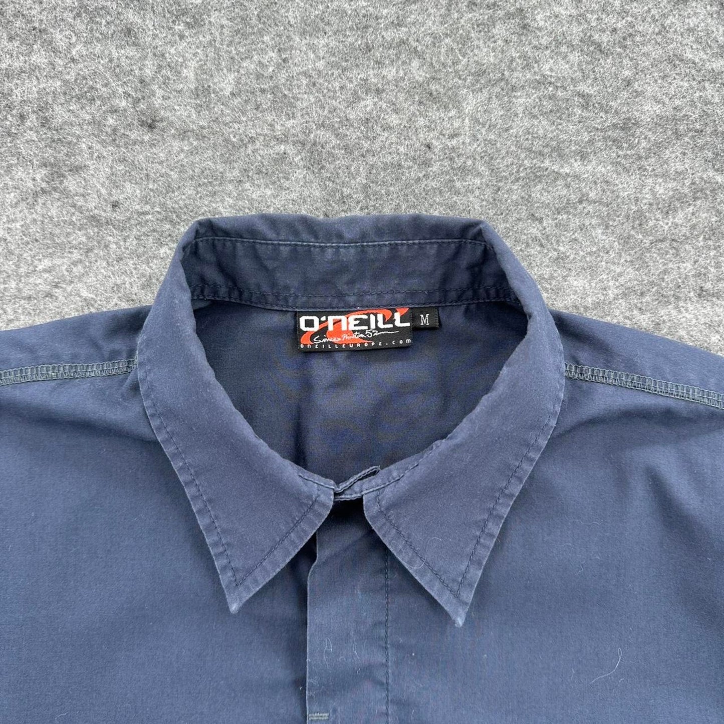 Oneill navy button up shirt