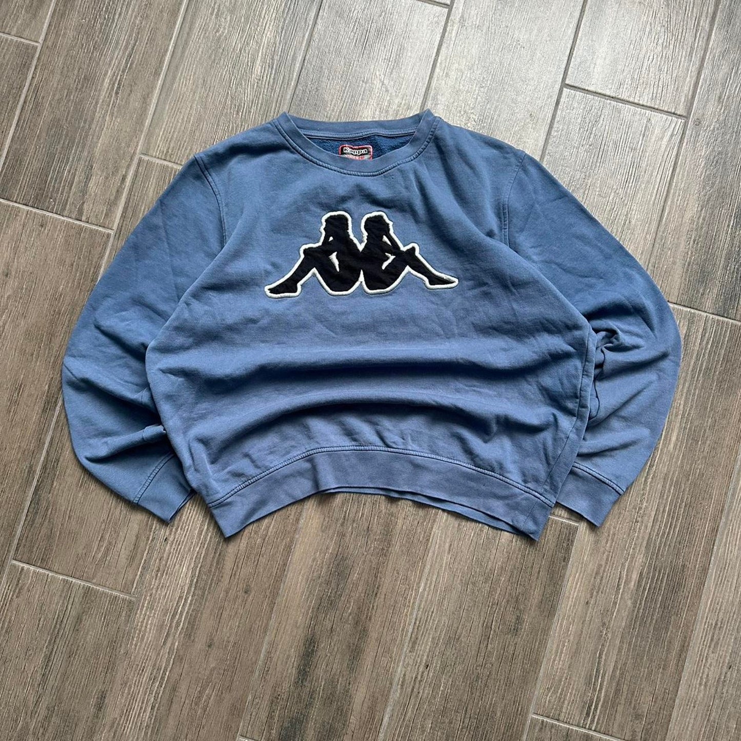Kappa blue sweatshirt with embroidered logo
