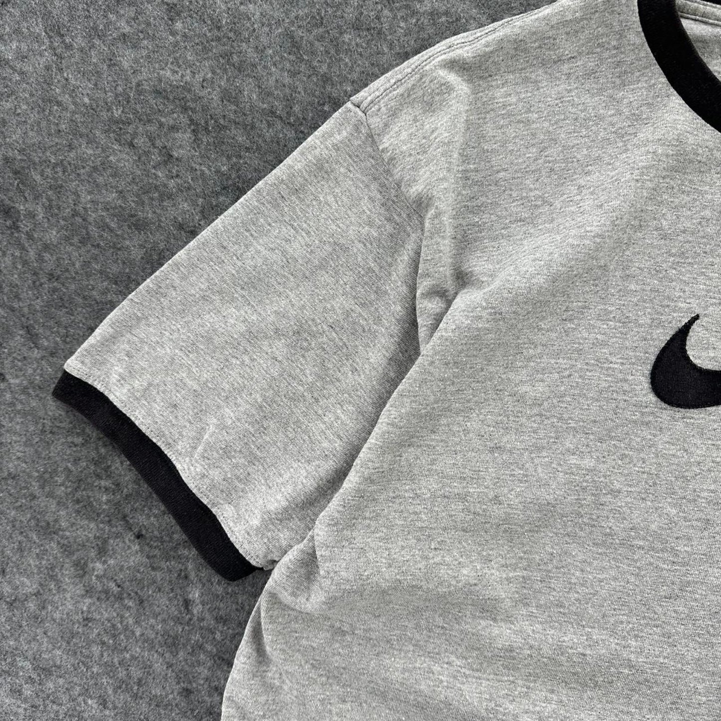 Y2k nike center swoosh gray