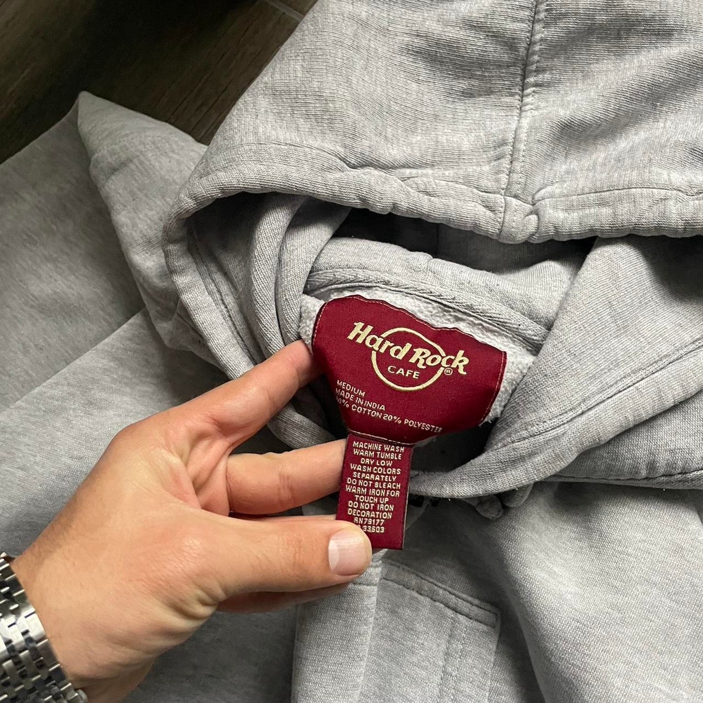Hard Rock y2k baggy style hoodie