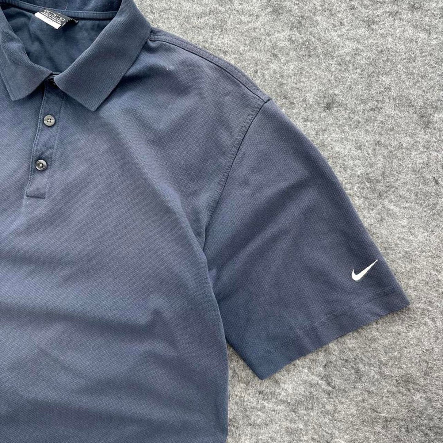 Nike navy blue golf polo