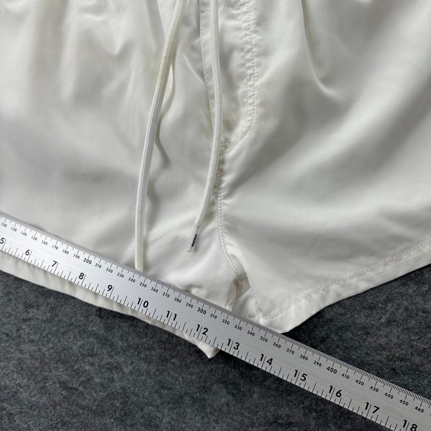 Diesel y2k white swim shorts