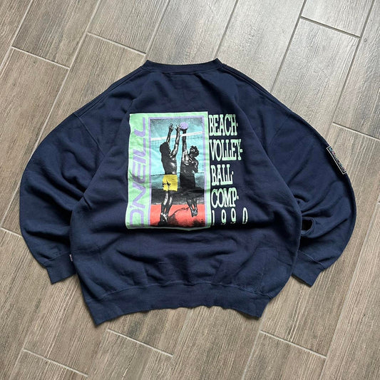 Oneill archive 90s surf-wear baggy L-XL sweatshirt