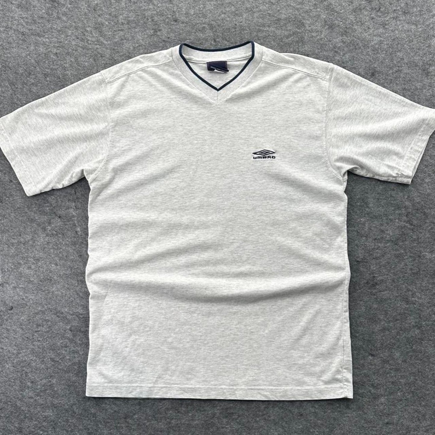 Umbro grey v neck t shirt