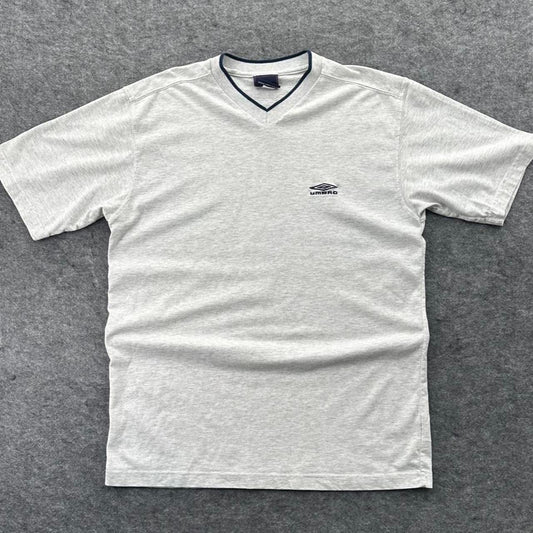 Umbro grey v neck t shirt