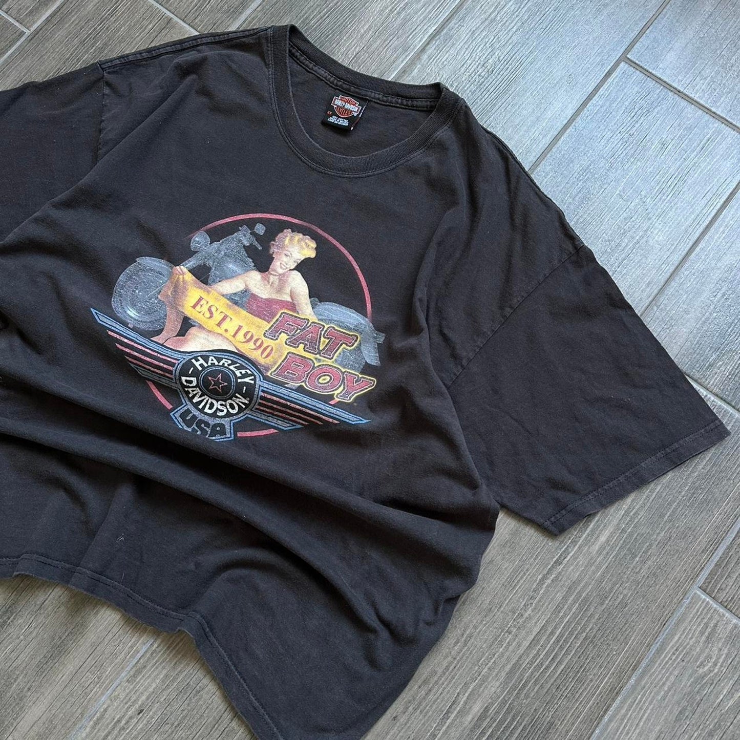 Harley Davidson black baggy XXL tee