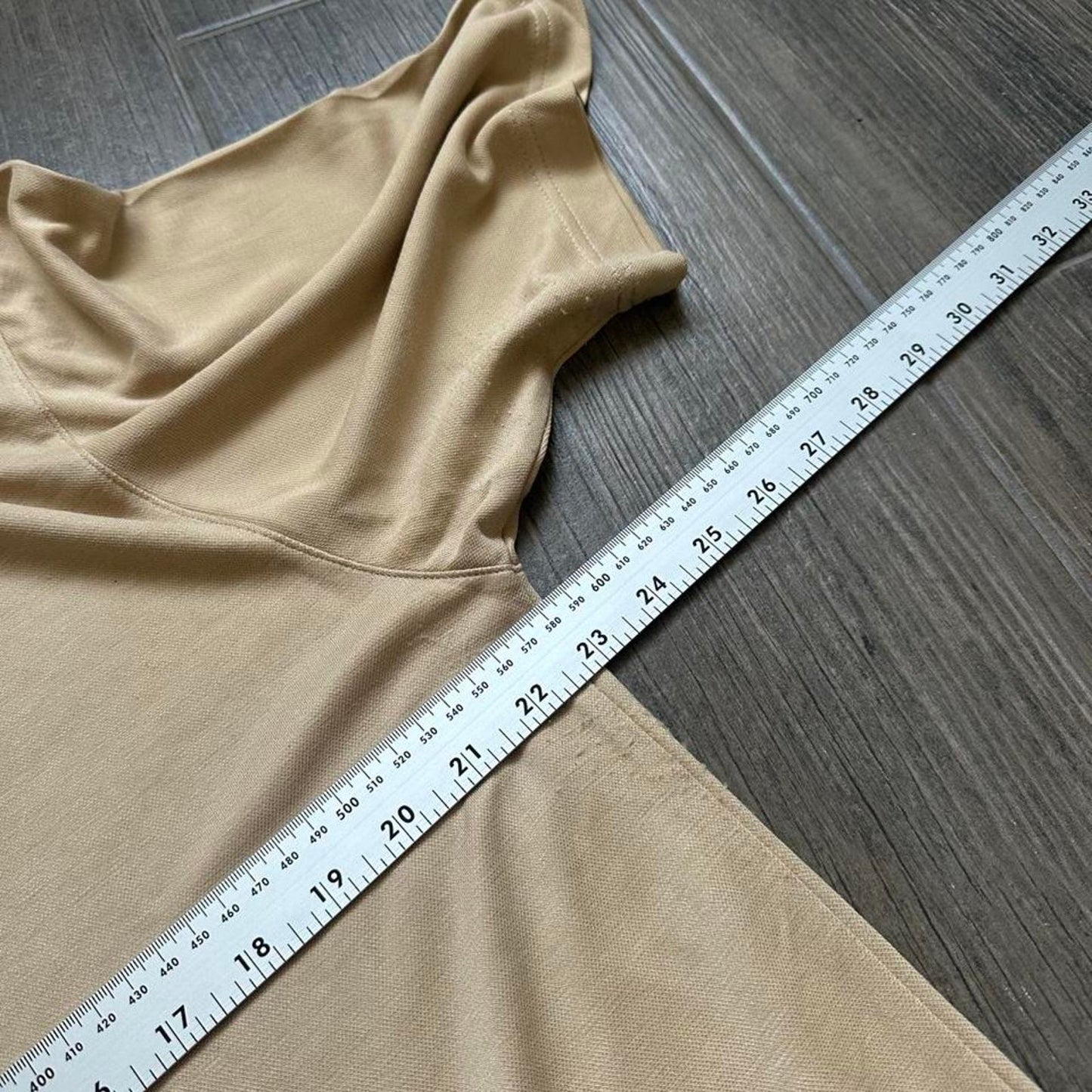 Rip curl tan polo shirt