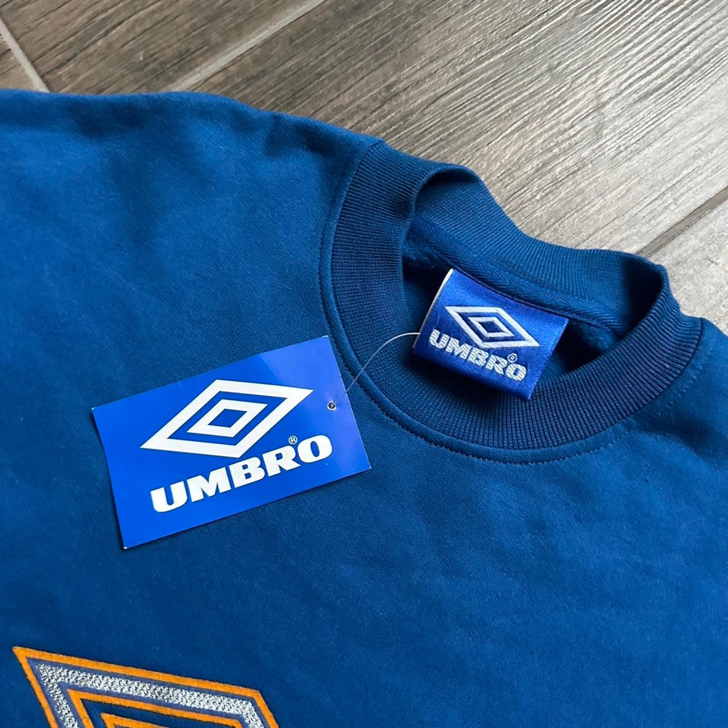 Umbro blue oversized y2k sport S-M sweatshirt