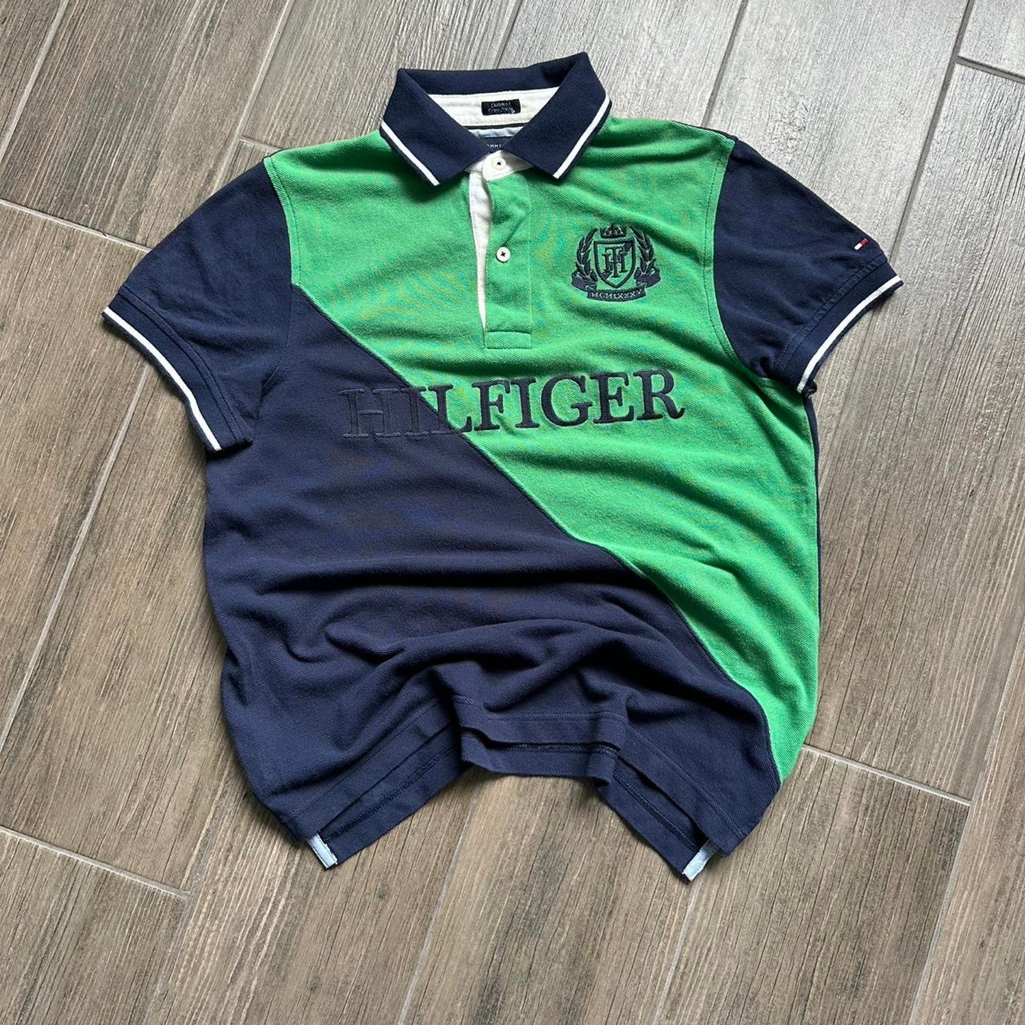 Tommy hilfiger green polo shirt