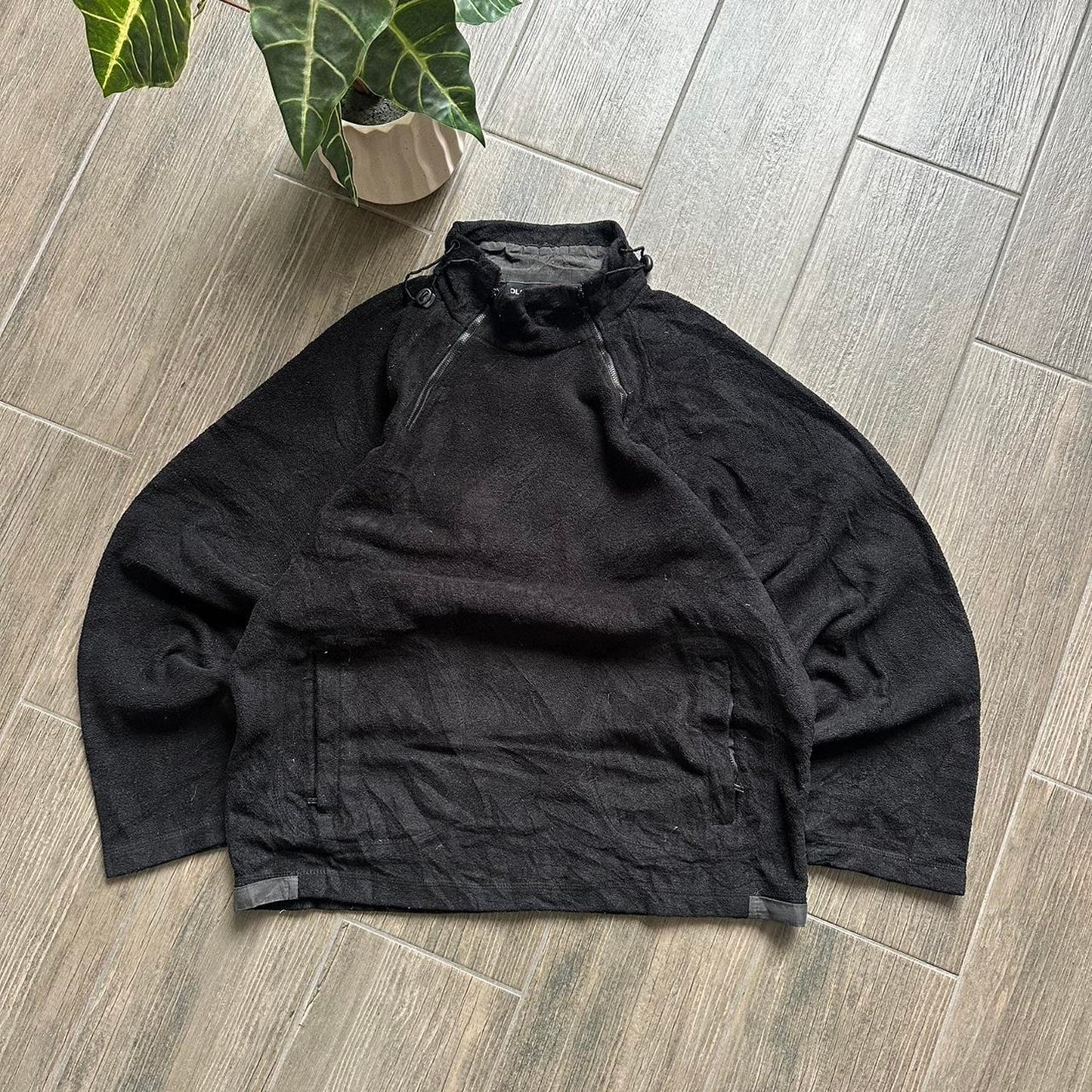 Surf style Y2k fleece baggy jumper L