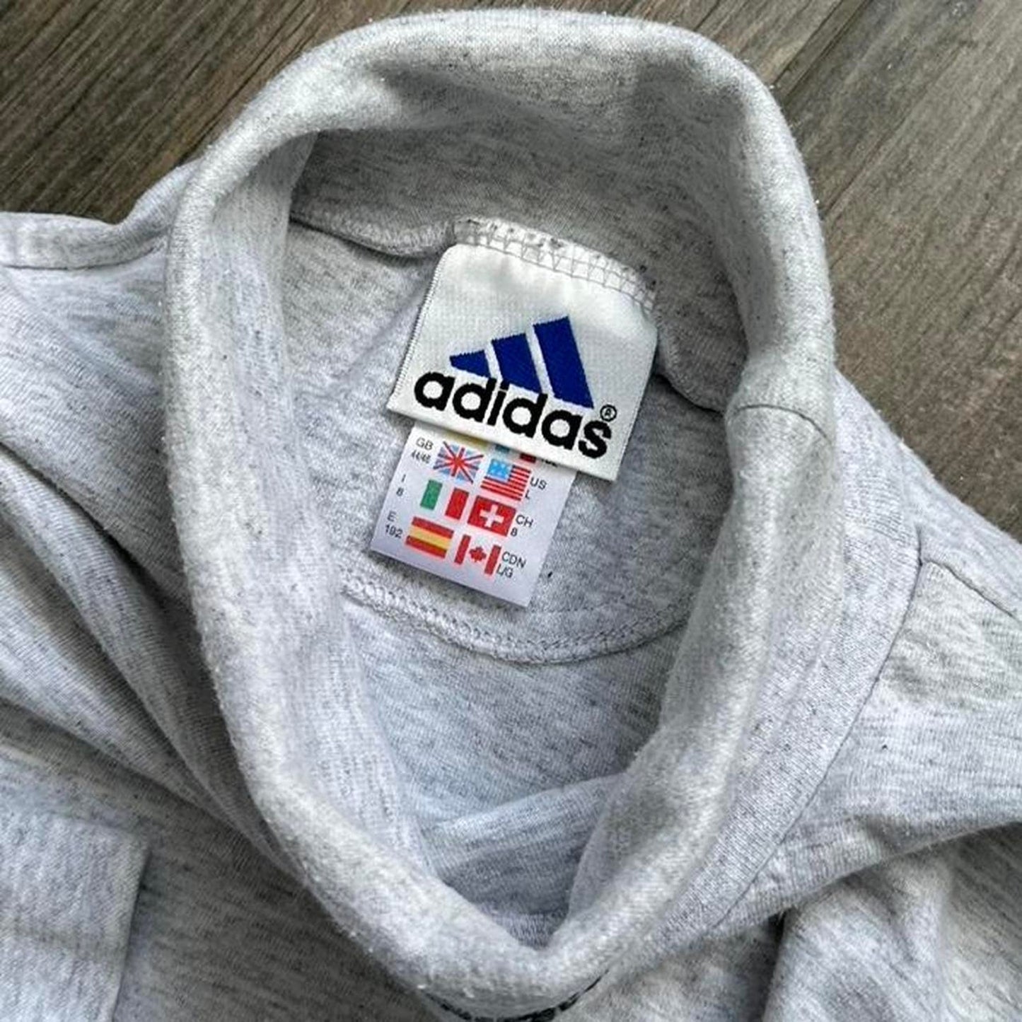 Adidas grey y2k golf tee