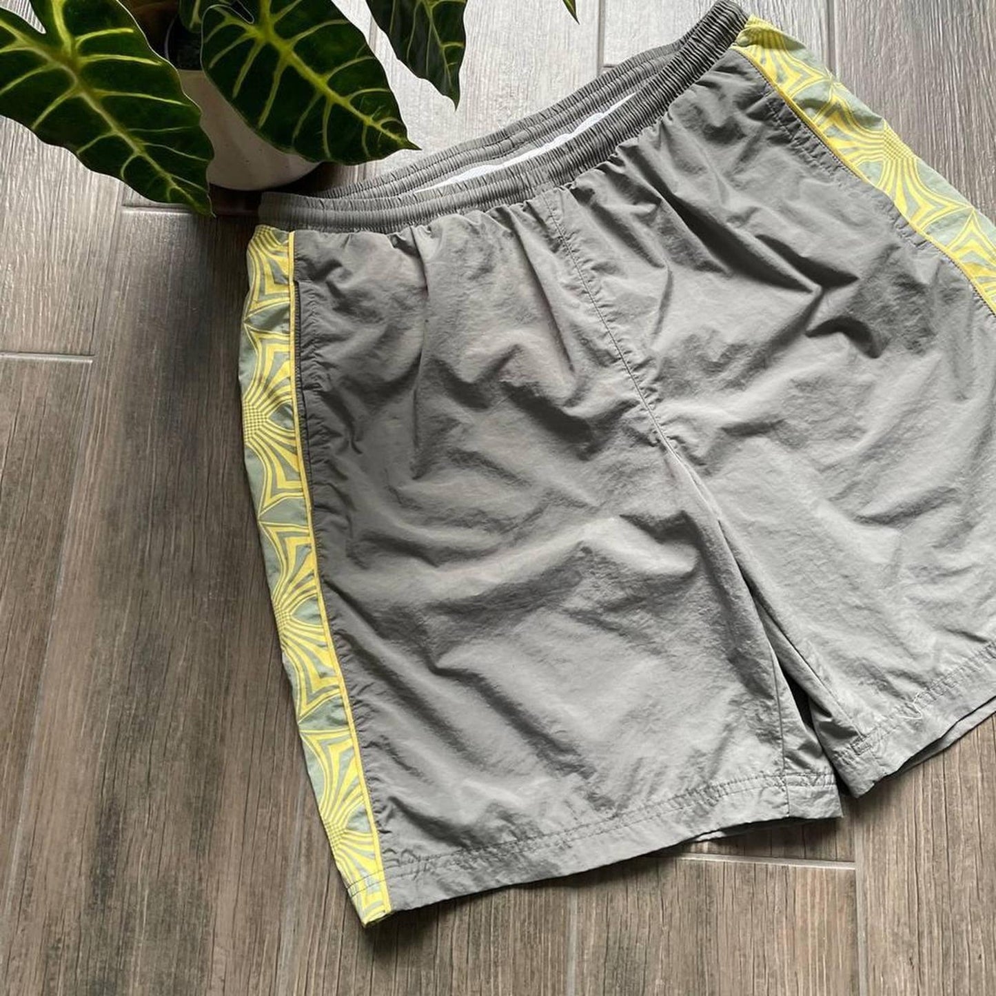 Nike grey baggy y2k nylon shorts