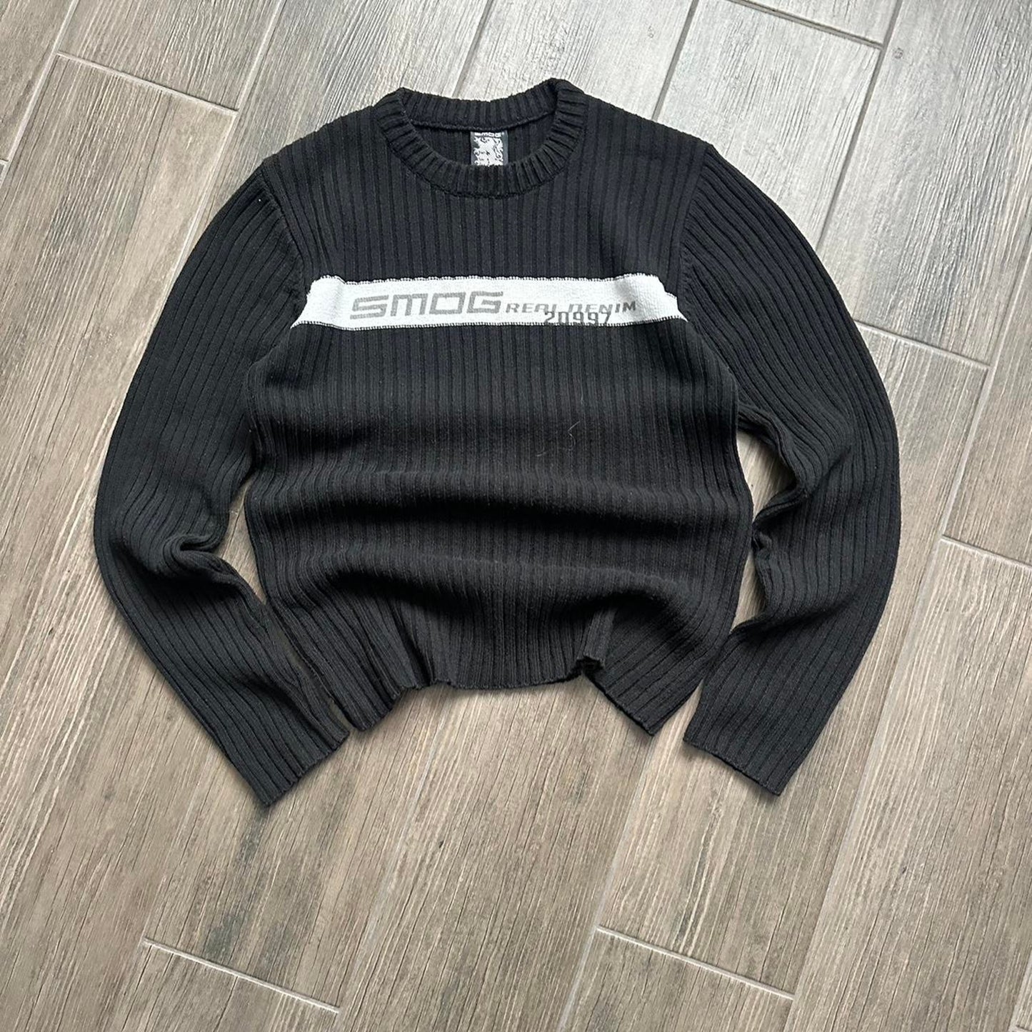 Y2k Smog Japanese style knitted M jumper