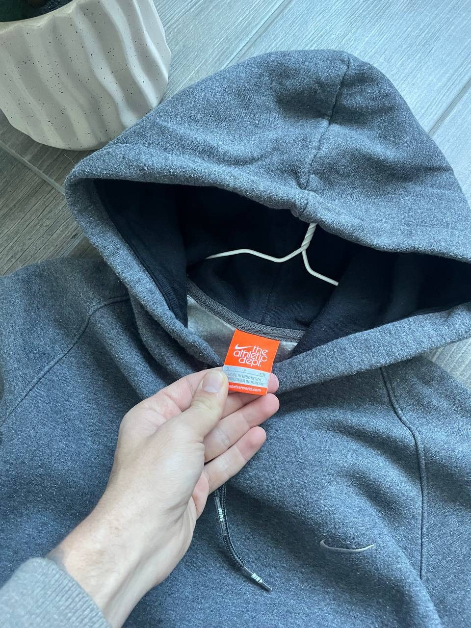 Nike swoosh vintage y2k baggy sk8 hoodie