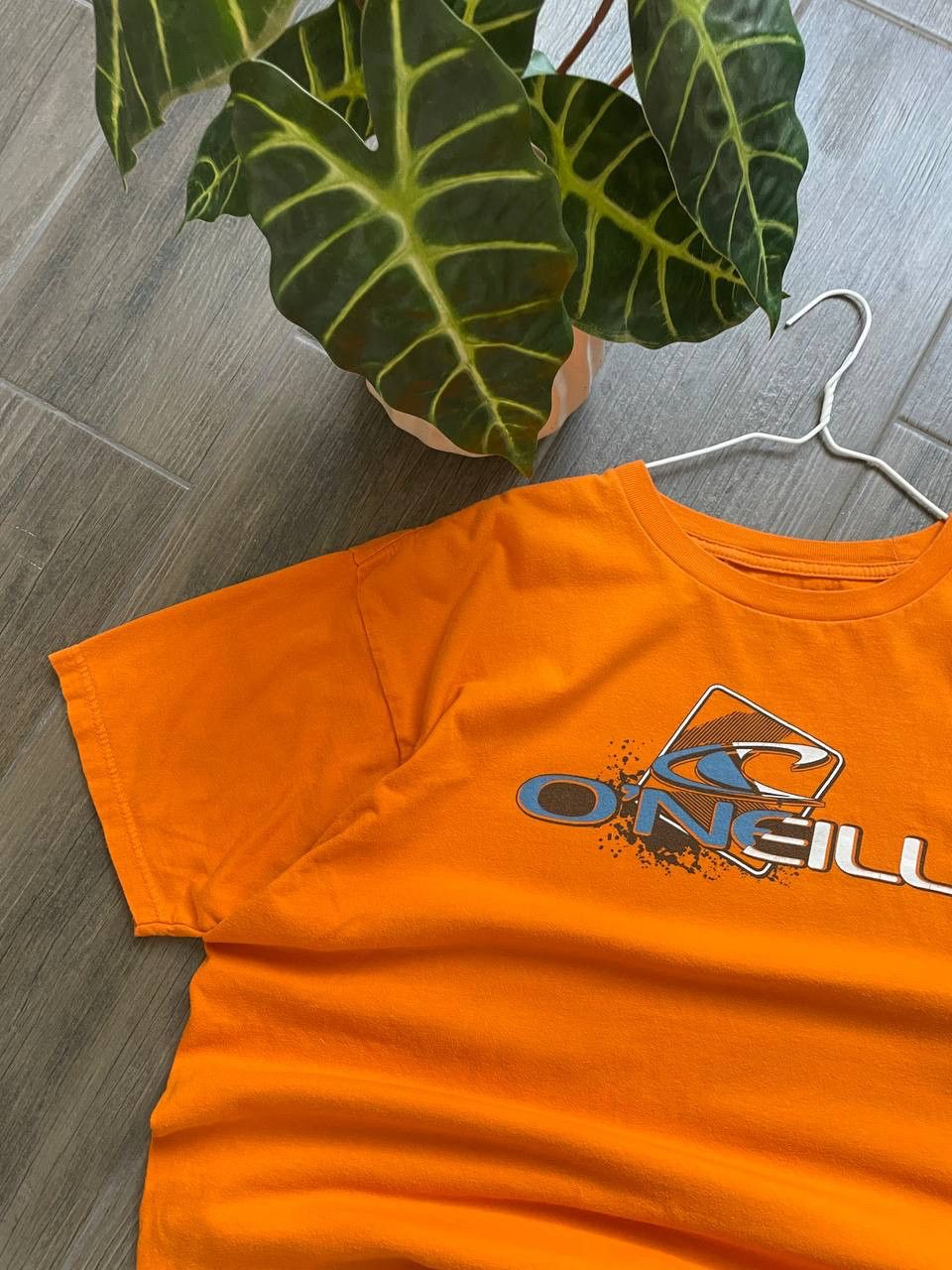 Oneill orange vintage baggy surf t-shirt