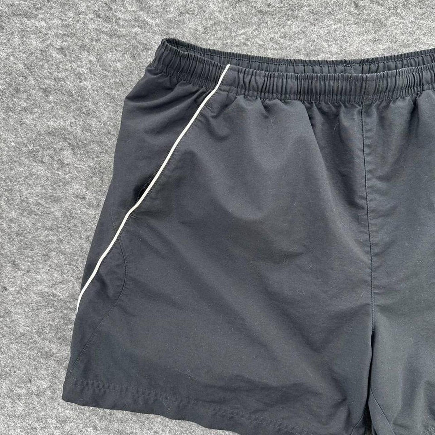Nike black shorts with white
