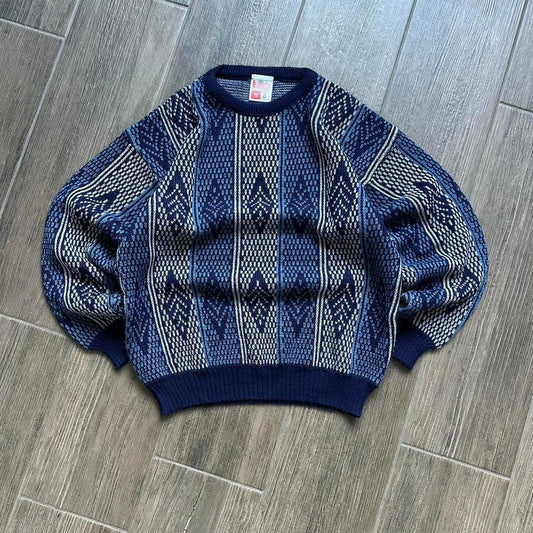 Y2k vintage grandpacore made in UK sweater