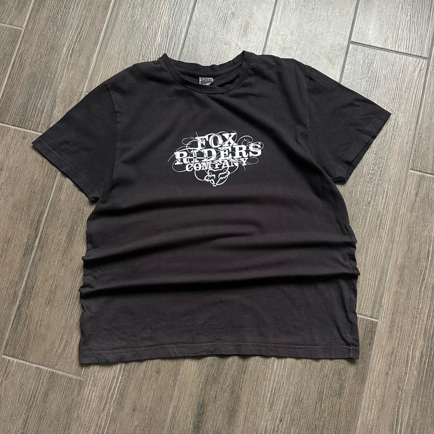 Fox Racing black t-shirt with white graphic