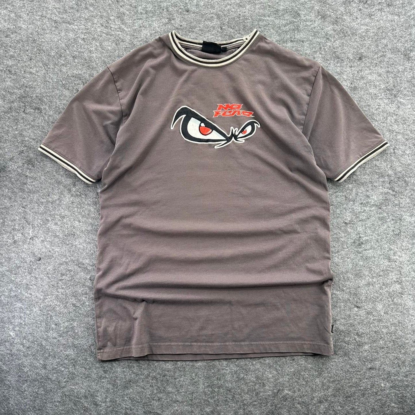 Brown no fear t shirt with